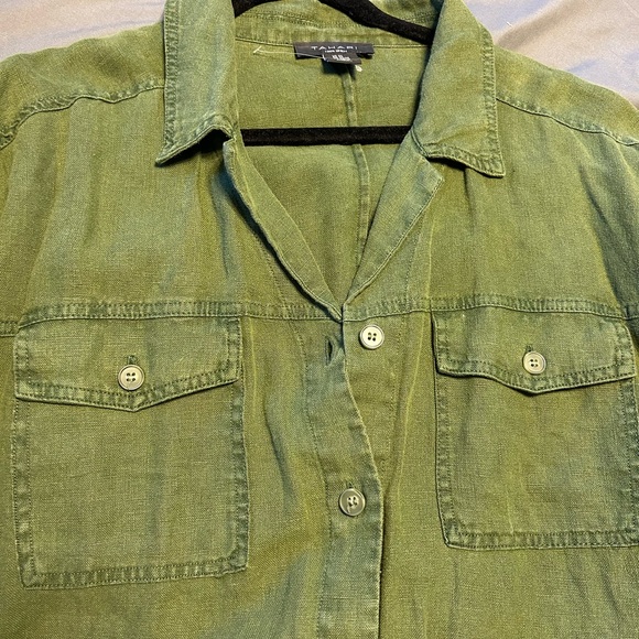 Tahari linen blend jacket/shirt. Like new - Picture 6 of 6